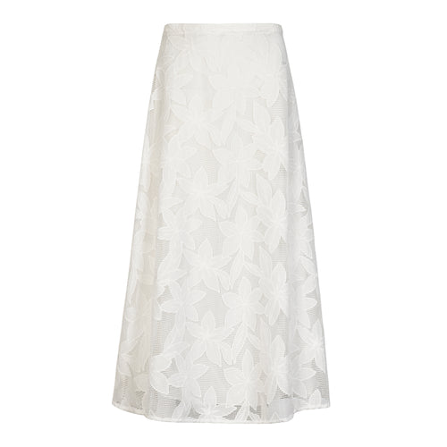 Natan White Cercle Embroidered Ankle Skirt Timeless Martha's Vineyard 