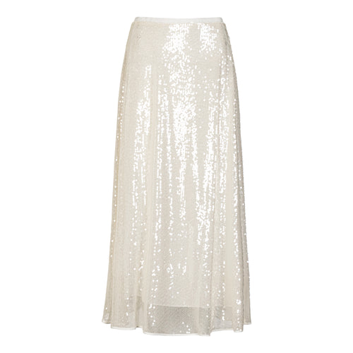 Natan White Cirque Sequins Ankle Skirt Timeless Martha's Vineyard 