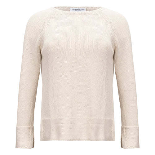Amina Rubinacci Knit Cotton Sweater Timeless Martha's Vineyard