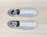 P448 John Corda Port Blue Suede Espadrille Sneaker Timeless Martha's Vineyard