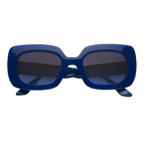 Emmanuelle Khanh Marine Blue Pamela Sunglasses 