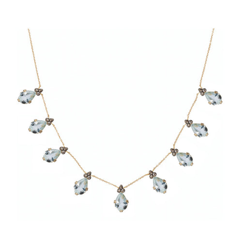 5 Octobre Julian Necklace - Aquamarine Timeless Martha's Vineyard