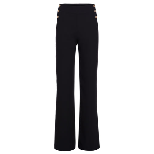 Edward Achour Black Crepe Pants Timeless Martha's Vineyard 